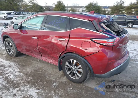 2017 Nissan Murano Platinum/S/Sl/Sv из США, поврежденный, VIN 5N1AZ2MG4HN103056